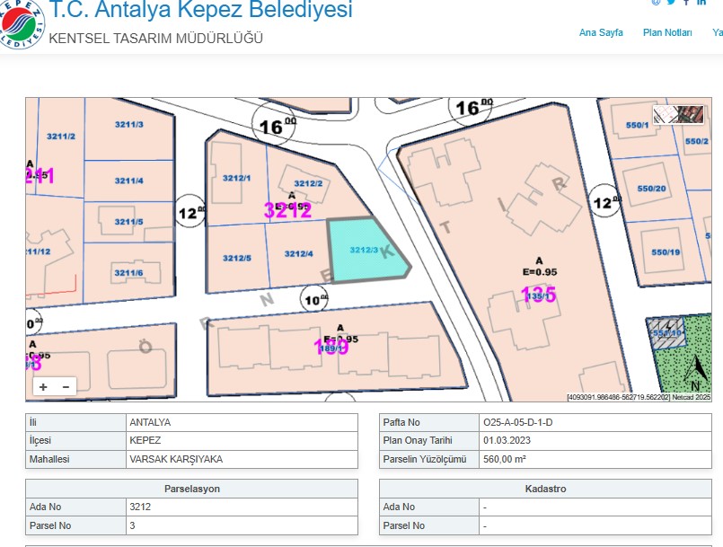 VARSAK KARŞIYAKA'DA 560 m² YÜKSEK EMSAALLİ SATILIK PARSEL Resim